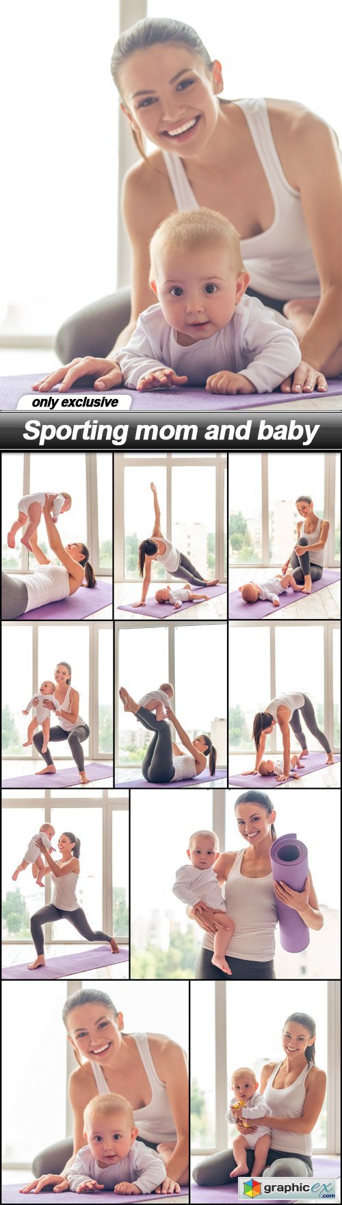 Sporting mom and baby - 10 UHQ JPEG