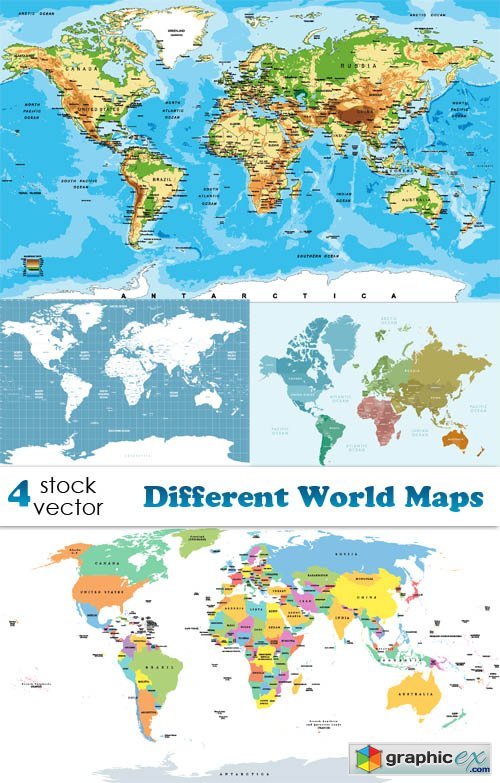 Different World Maps