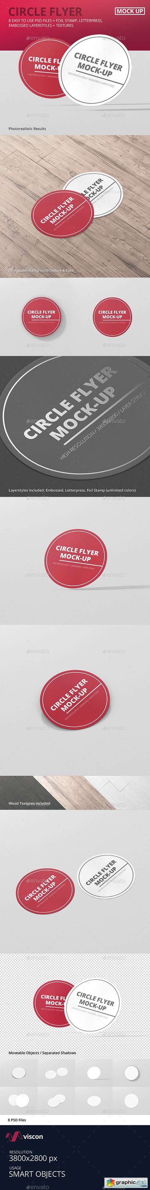 Circle Flyer Mockup