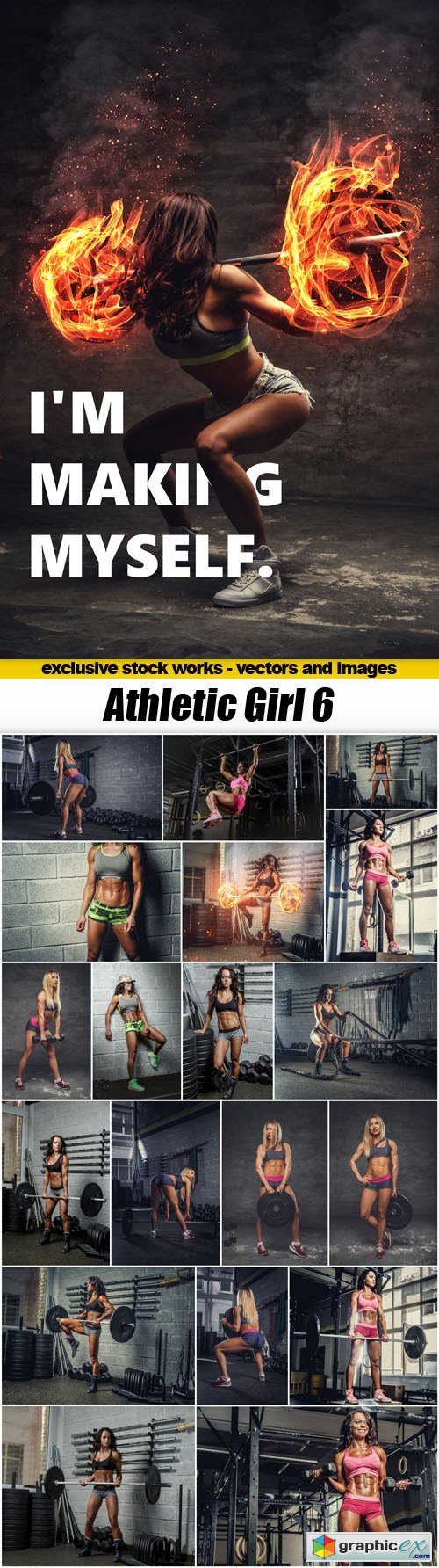 Athletic Girl 6 - 20xUHQ JPEG