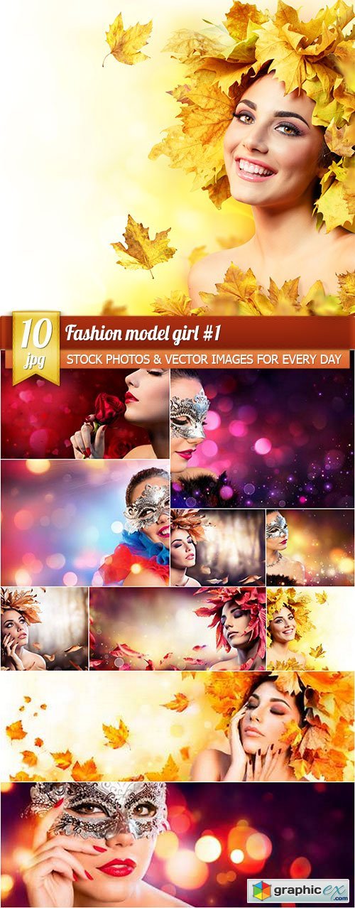 Fashion model girl 1, 10 x UHQ JPEG