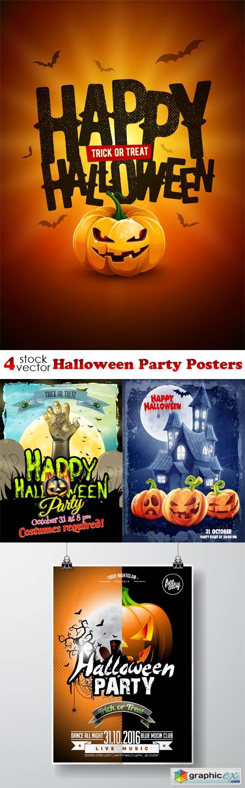 Halloween Party Posters