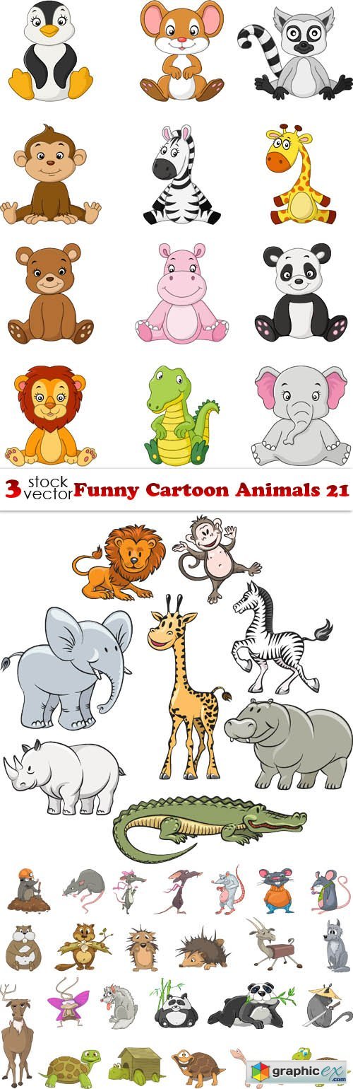 Funny Cartoon Animals 21
