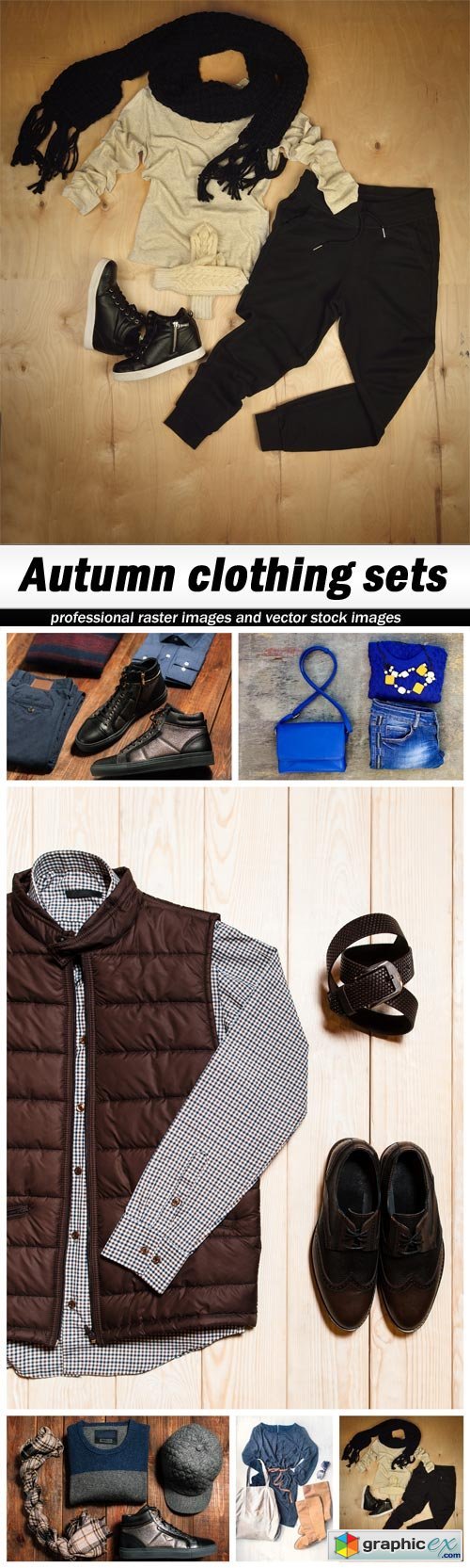 Autumn clothing sets - 6 UHQ JPEG