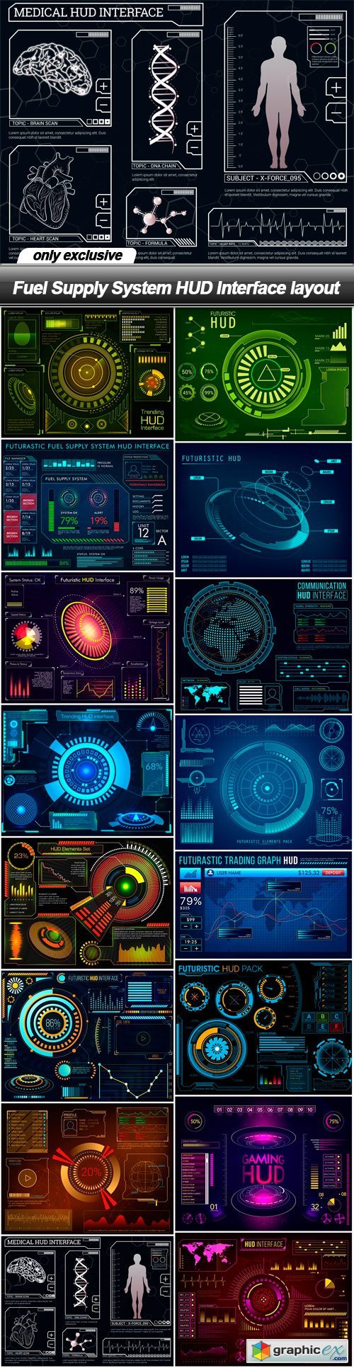 Fuel Supply System HUD Interface layout - 16 EPS