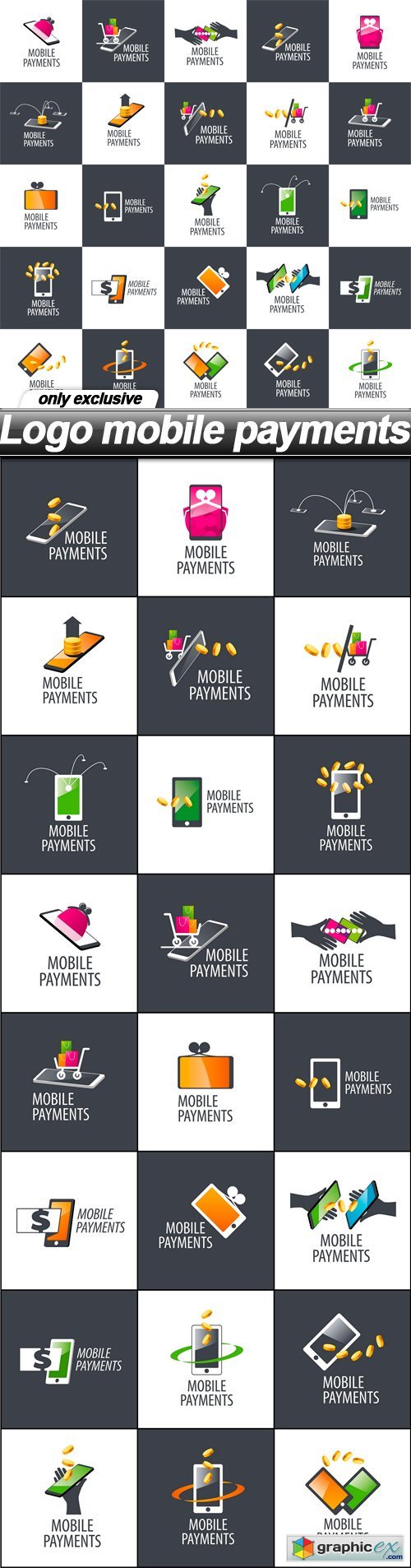 Logo mobile payments - 25 EPS