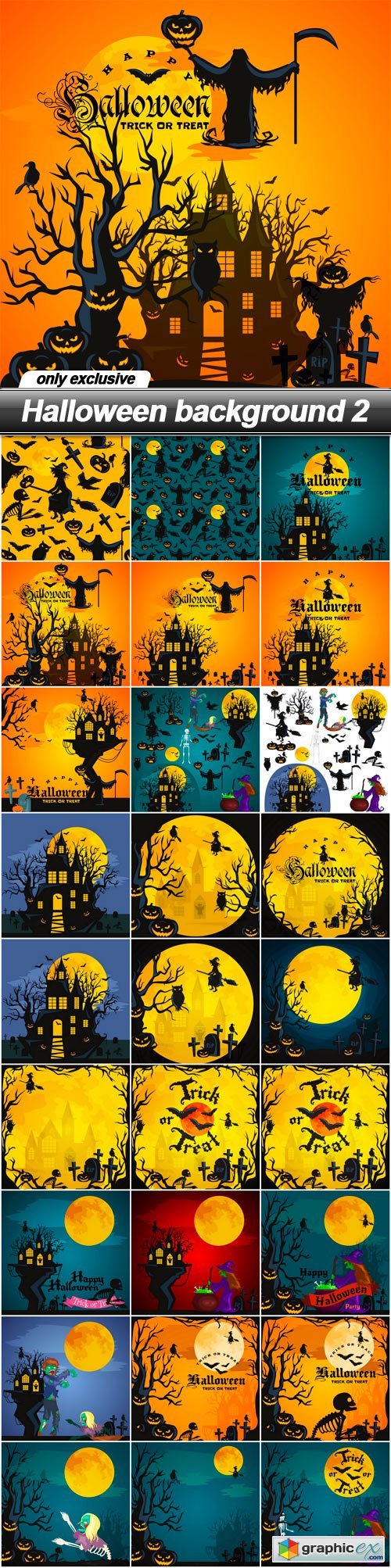 Halloween background 2 - 51 EPS