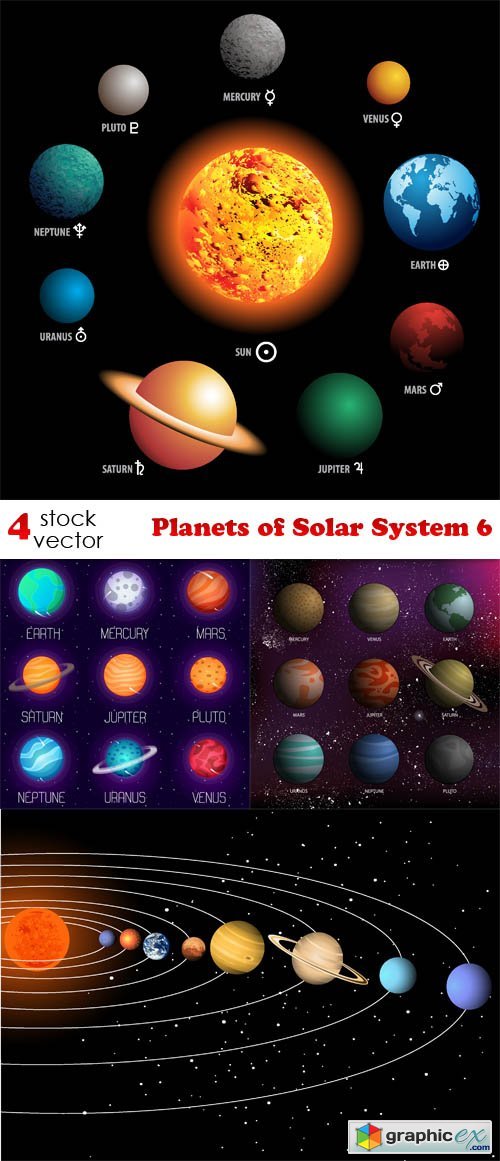 Planets of Solar System 6