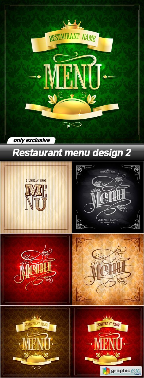 Restaurant menu design 2 - 7 EPS