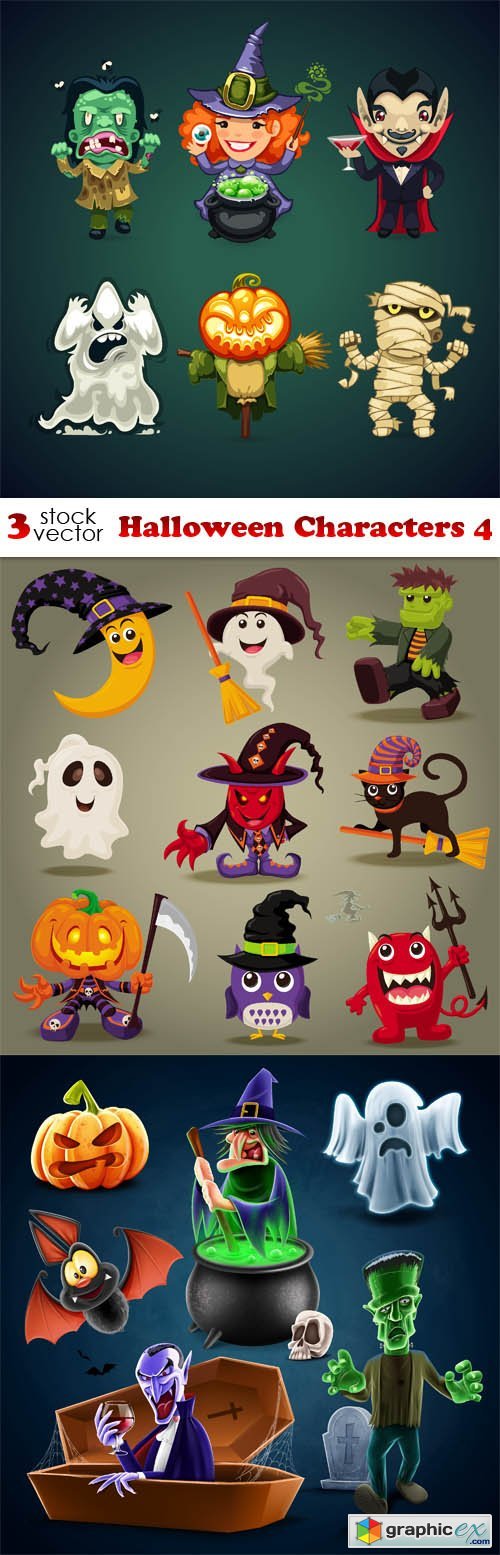 Halloween Characters 4