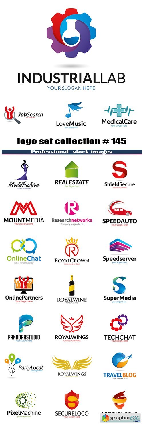 Logo set collection # 145