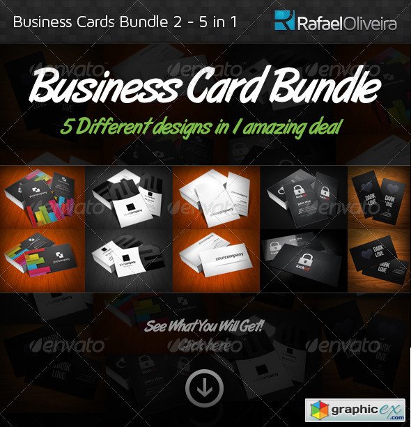 Business Cards Bundle 2 - 5 in 1