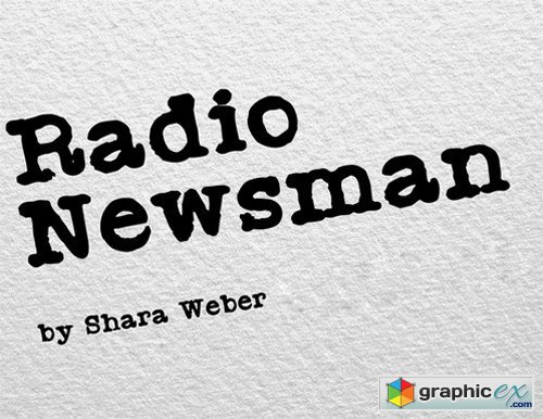  Radio Newsman Font 