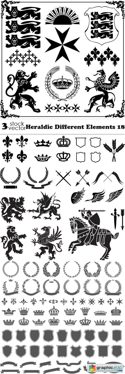 Heraldic Different Elements 18