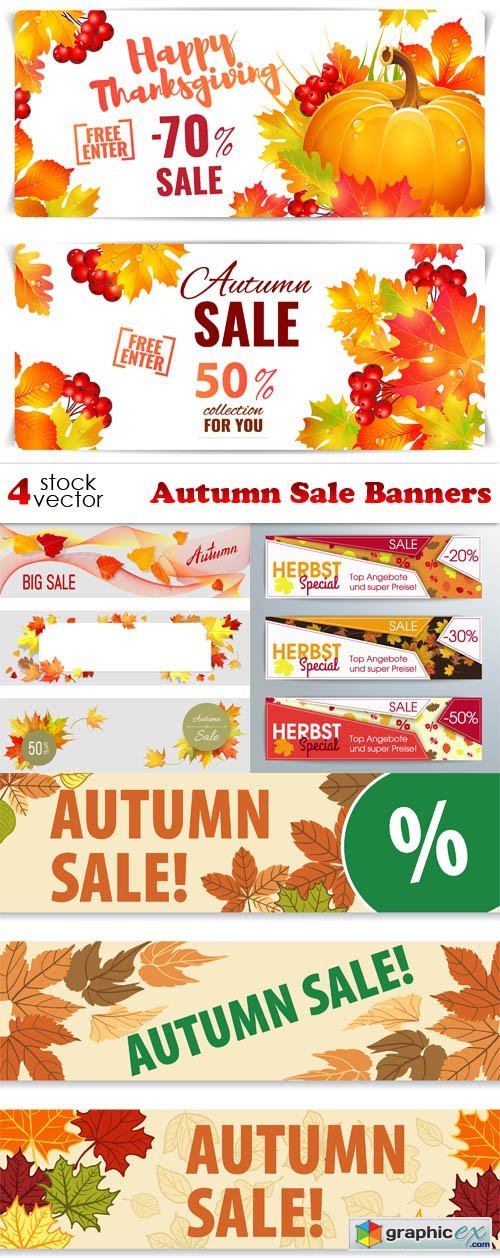 Autumn Sale Banners