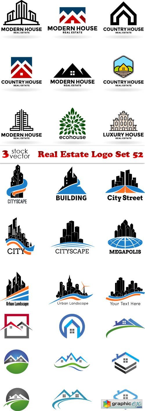 Real Estate Logo Set 52