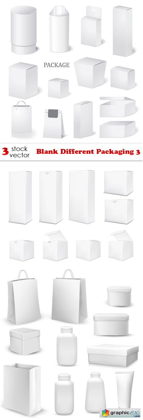 Blank Different Packaging 3