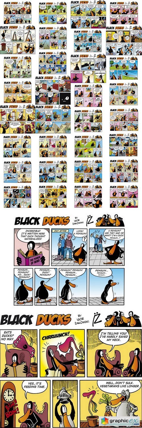 Black Ducks Comic Strip part 2