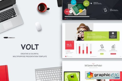  Volt Powerpoint Multipurpose Template 
