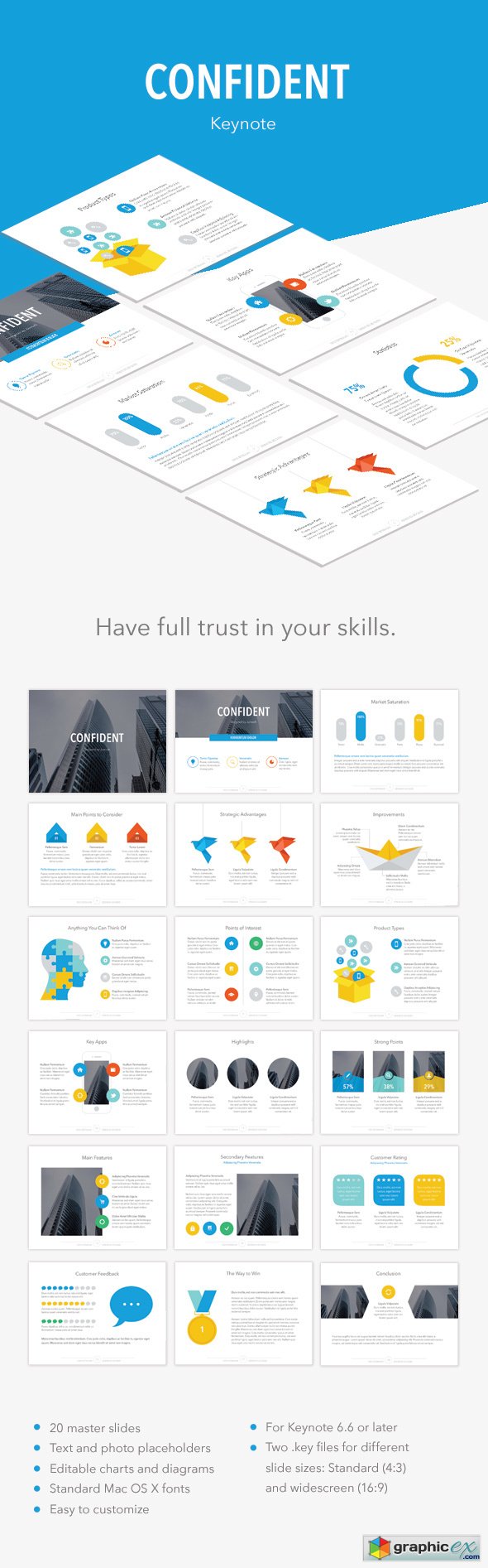 Confident Keynote Template 14574388