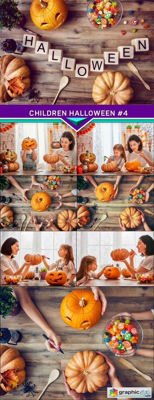 Children Halloween #4 8X JPEG