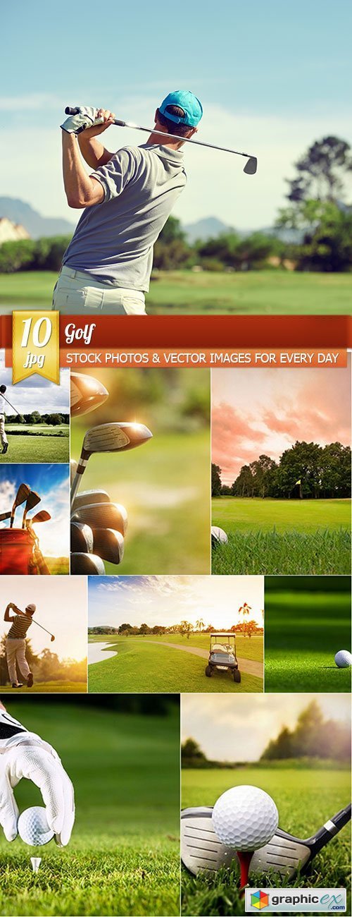 Golf, 10 x UHQ JPEG