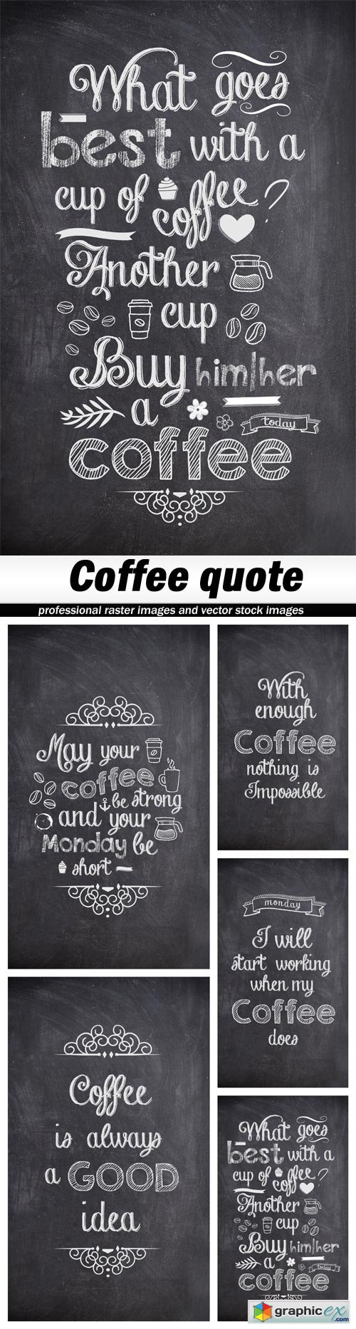 Coffee quote - 5 UHQ JPEG