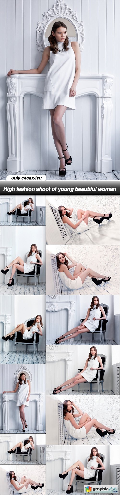 High fashion shoot of young beautiful woman - 13 UHQ JPEG