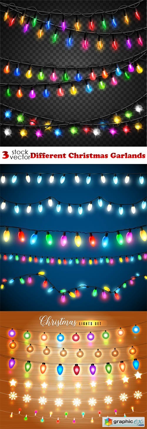 Different Christmas Garlands