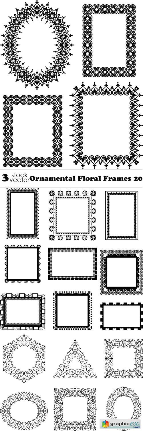 Ornamental Floral Frames 20