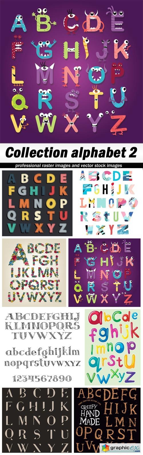 Collection alphabet 2 - 8 EPS