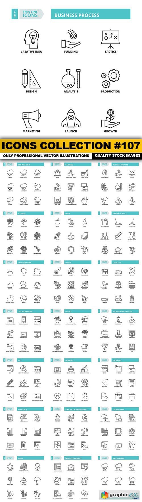 Icons Collection #107 - 20 Vector
