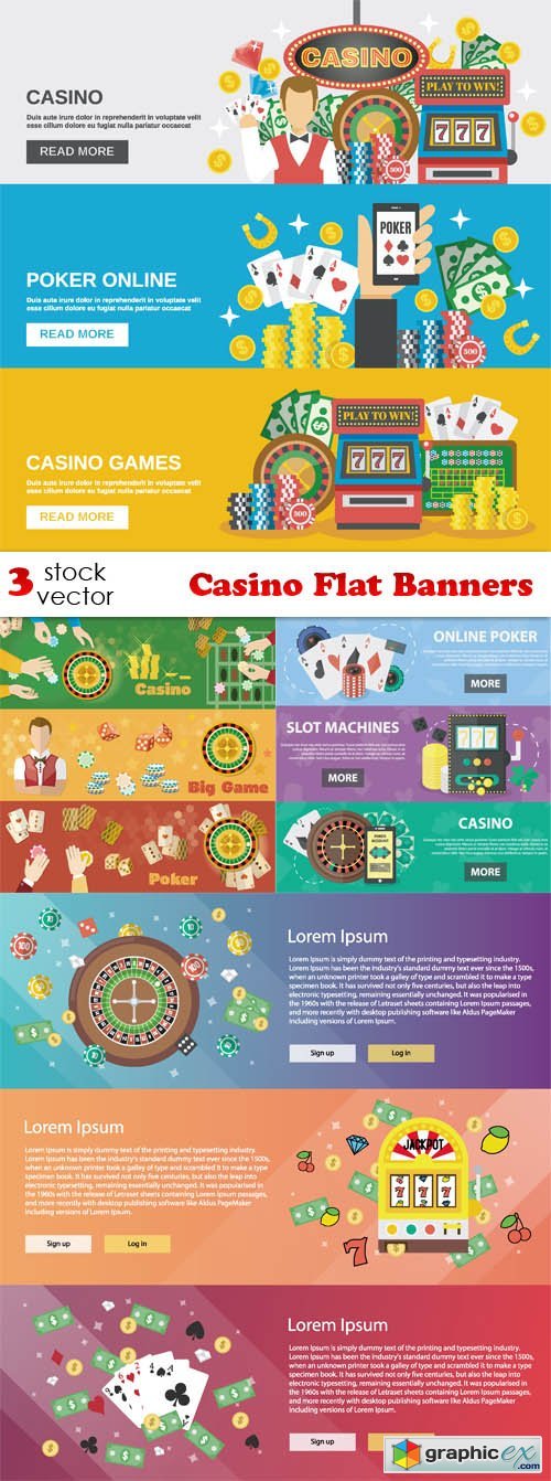 Casino Flat Banners