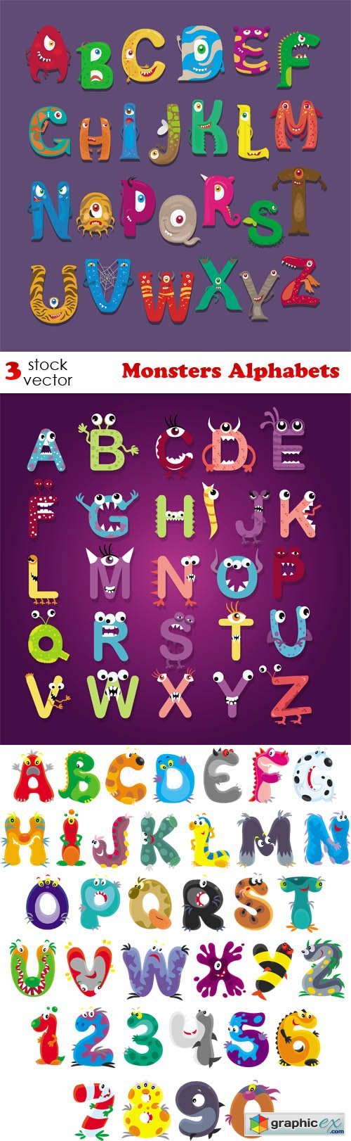 Monsters Alphabets
