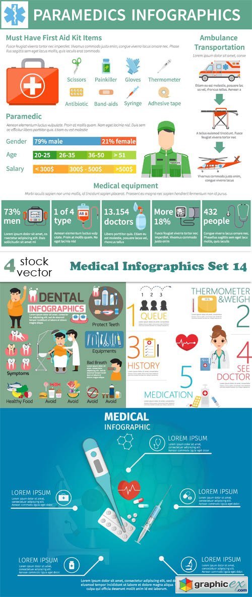 Medical Infographics Set 14