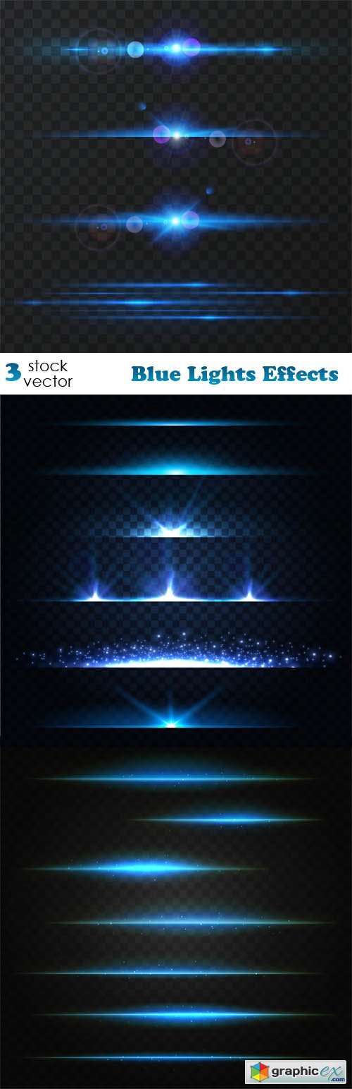 Blue Lights Effects