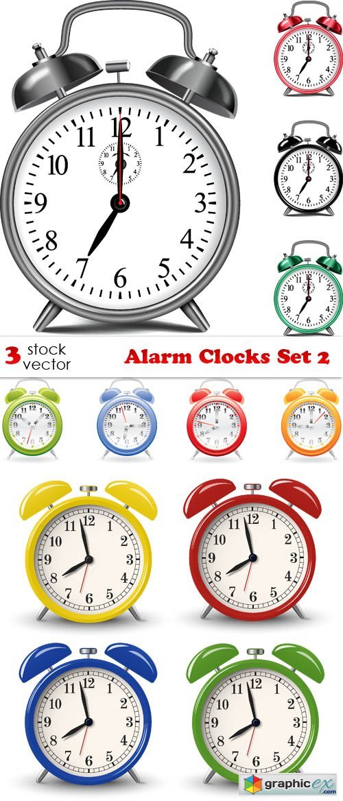 Alarm Clocks Set 2