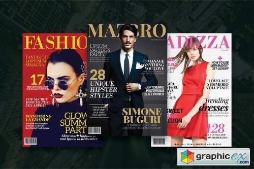 3 Magazine Covers