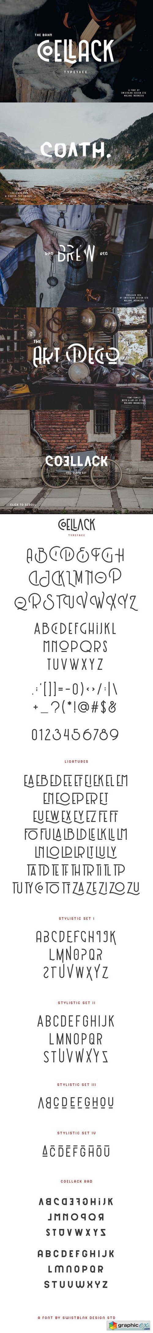 Coellack typeface