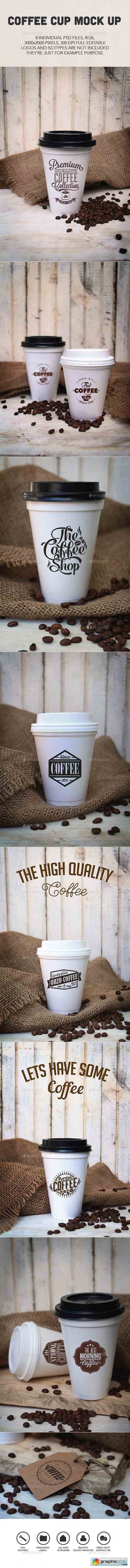 Coffee Cup Logo Mock Ups