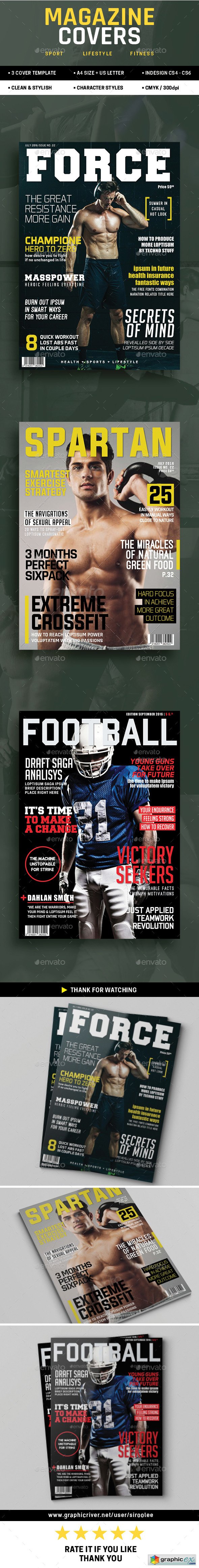 3 Sport Magazine Covers
