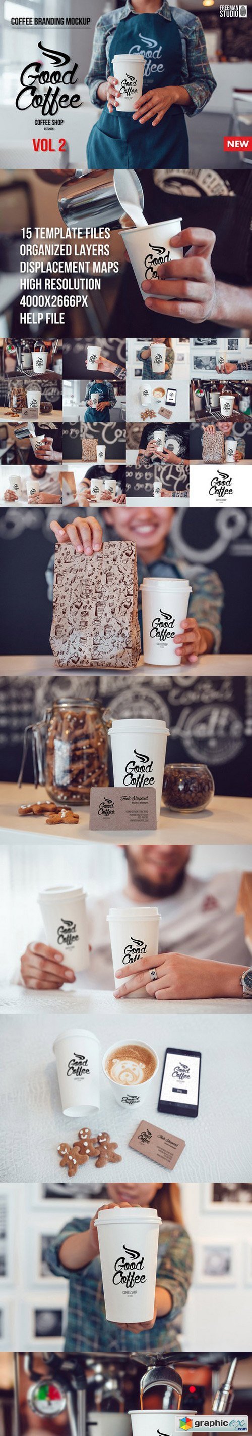 Coffee Branding Mock-up Vol 2