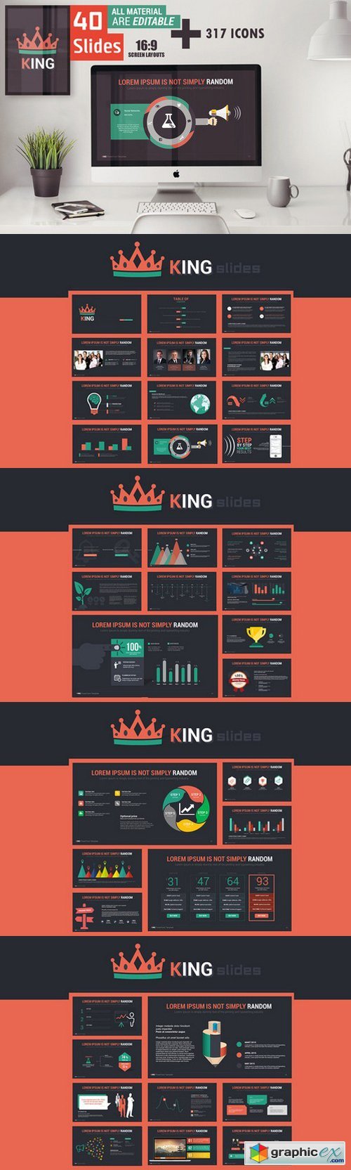King PowerPoint Template