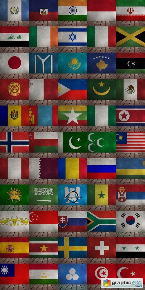 World flag background