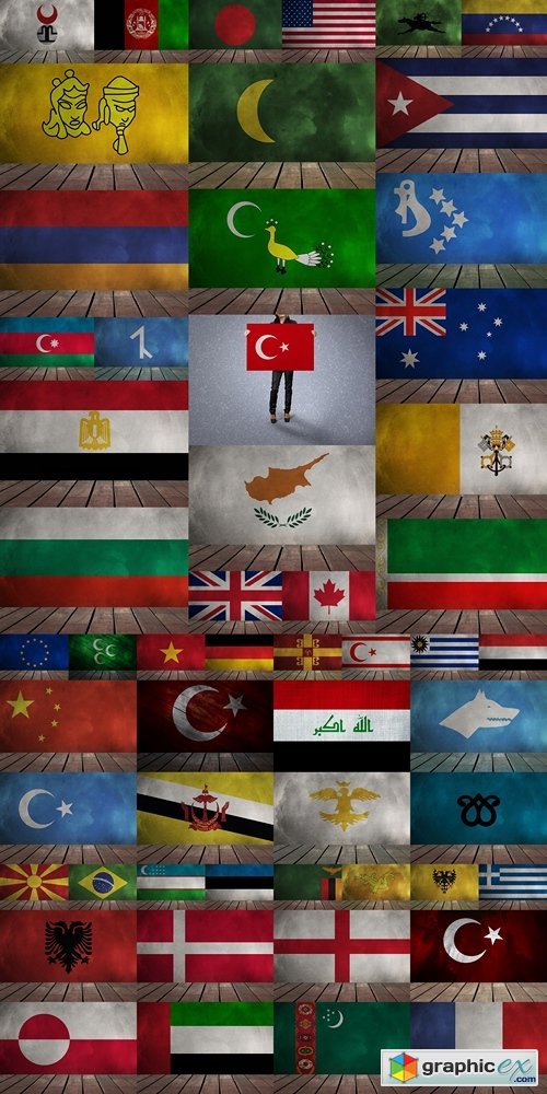 World flag background 2