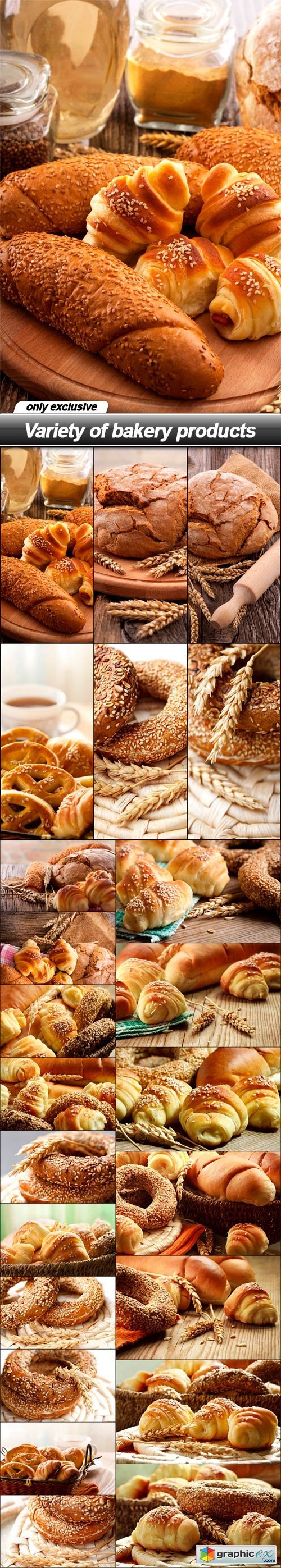 Variety of bakery products - 23 UHQ JPEG