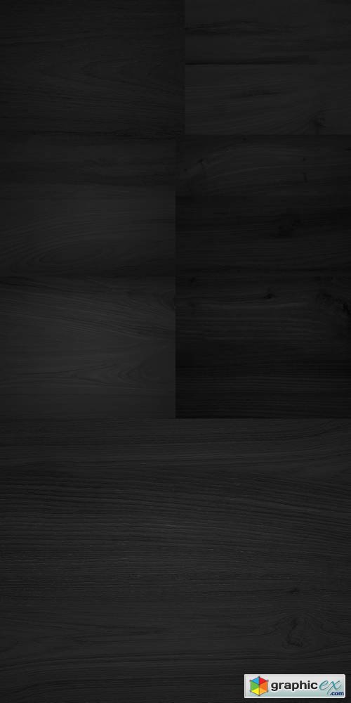 Black Wood Texture Background