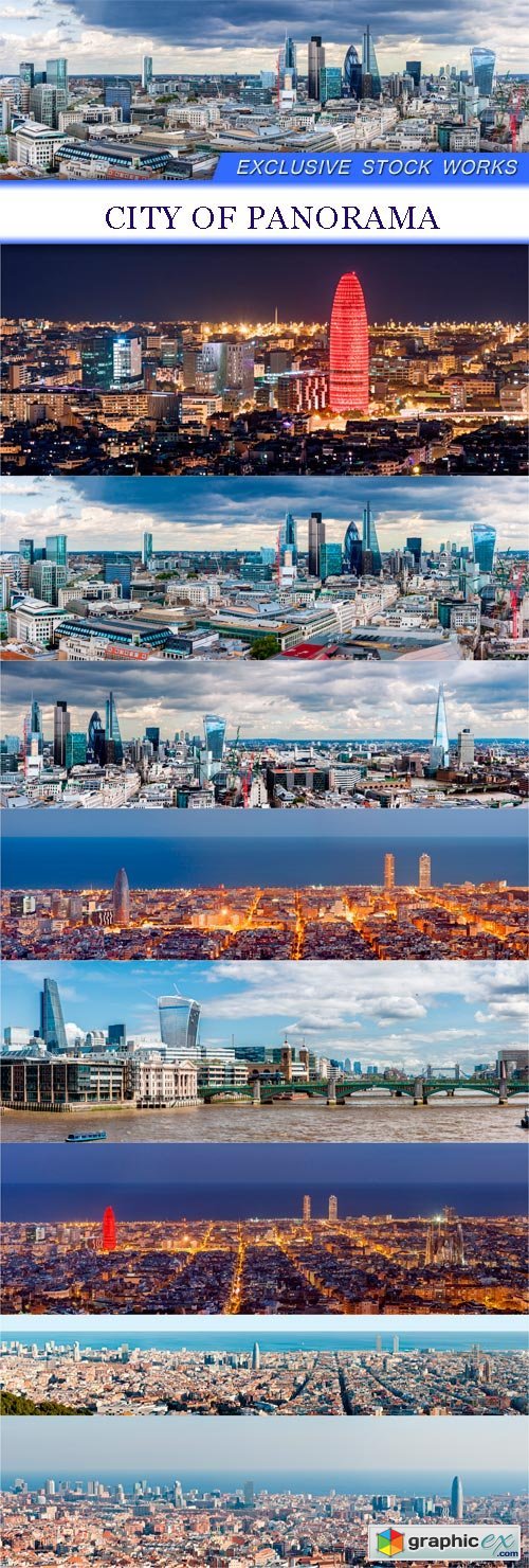 City of Panorama 8x JPEG