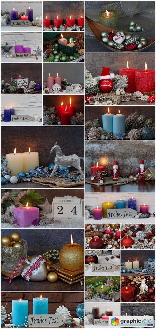 Beautiful Christmas Decorations 2 - 25xUHQ JPEG