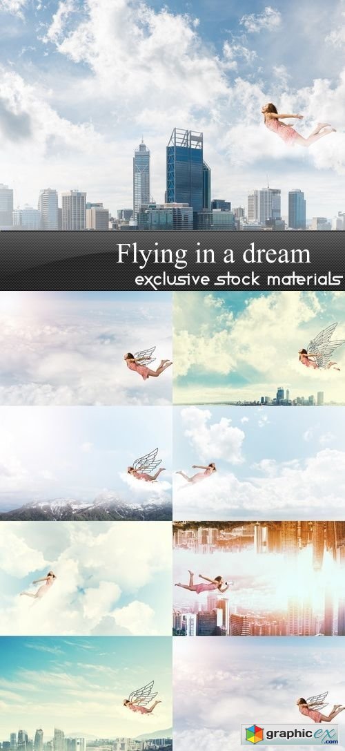 Flying in a dream - 8 UHQ JPEG